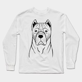 Cane Corso (Black and White) Long Sleeve T-Shirt